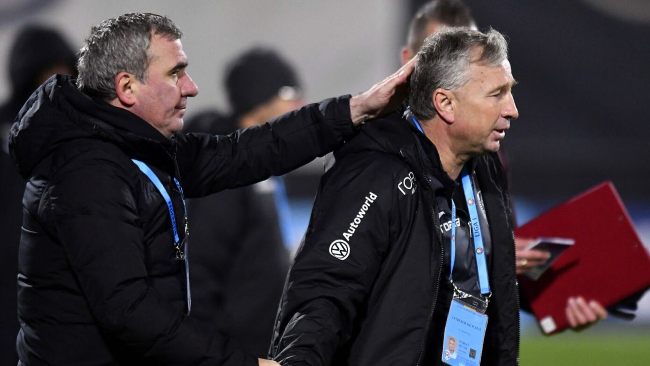 Dan Petrescu a discutat cu Gică Hagi după scandalul de la finalul meciului CFR Cluj - Farul! Ce i-a scris „Bursucul”