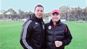 FOTO** Foști adversari în finala CCE '89, Stan și Gullit s-au revăzut după 22 de ani