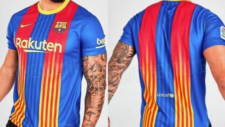 Cum arată tricoul special conceput de FC Barcelona pentru derby-ul cu Real Madrid. Când se dispută primul „El Clasico" din 2021