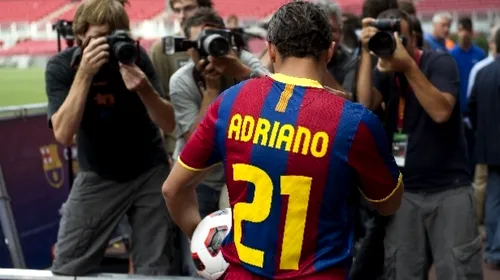 VIDEO** Barcelona l-a prezentat pe Adriano! „E un tren pe care nu îl pot pierde”