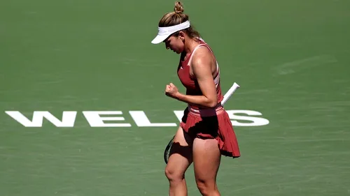 Simona Halep s-a calificat în optimi la Indian Wells după un meci perfect cu Cori Gauff! Video Online. Urmează un duel de vis împotriva Soranei Cîrstea