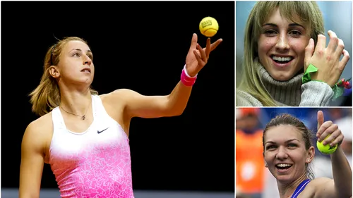 Petra Martic, adversara de marți dimineață a Simonei Halep, este un 