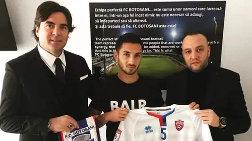 OFICIAL | El este noul pariul al lui Valeriu Iftime! FC Botoșani și-a adus un atacant albanez