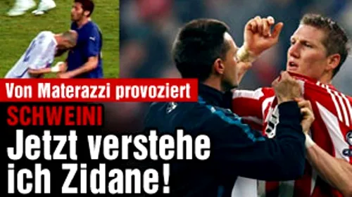 FOTO** Scandal la Munchen: Materazzi provoacă un nou război! Schweini: „Acum îl înțeleg pe Zidane”