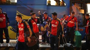 FOTO** Naționala a plecat spre Liege! Sandu, Dragomir și Păunescu, alături de tricolori