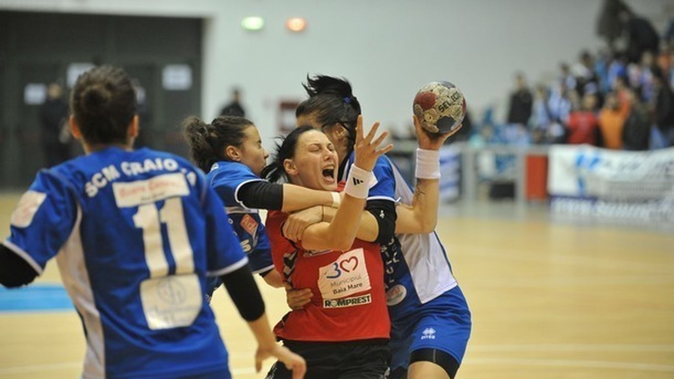 HCM Baia Mare - CSM București, prima semifinală a Cupei României