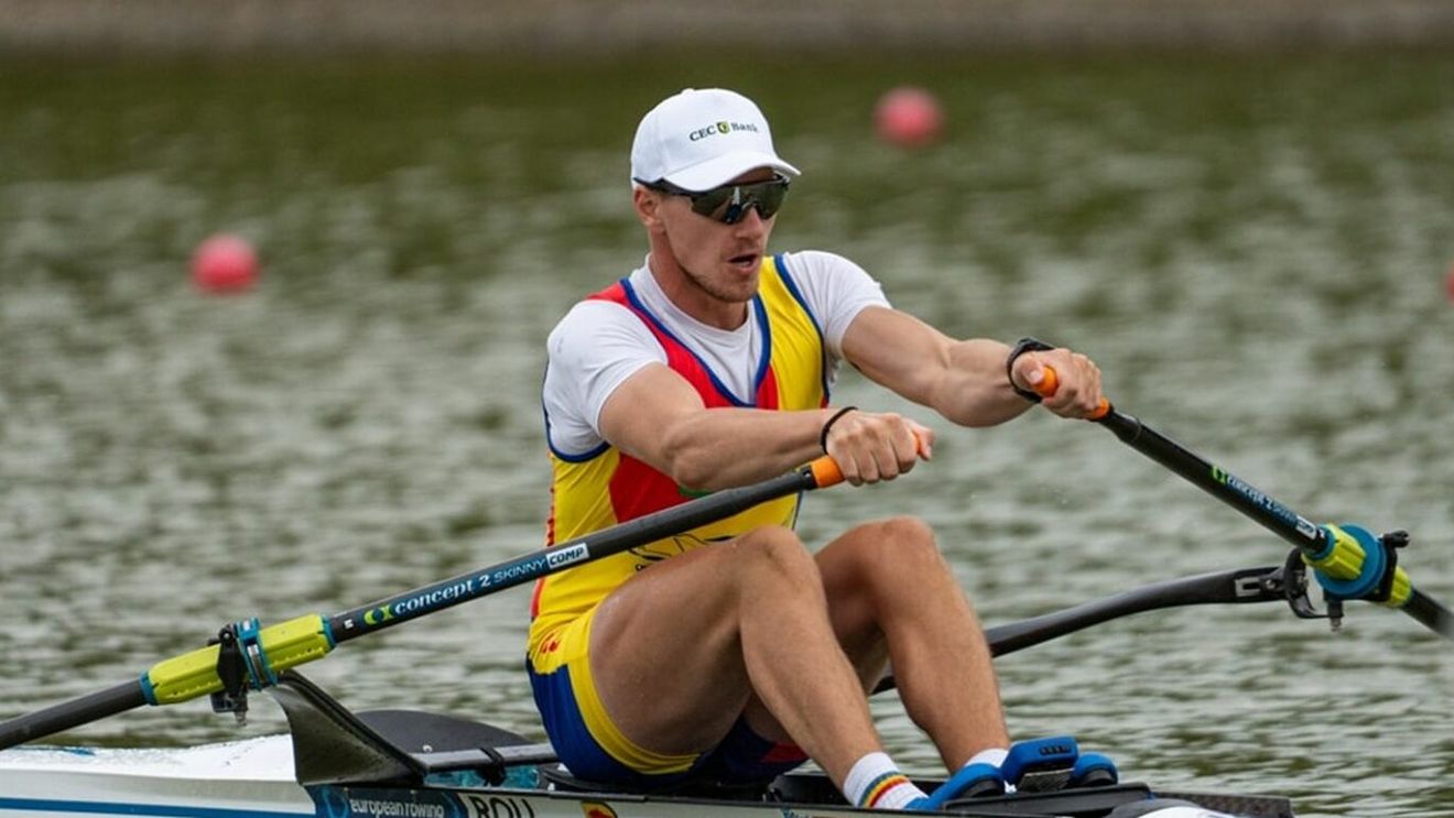 Mihai Chiruță, prima medalie din istorie pentru România la simplu la Campionatele Europene de canotaj