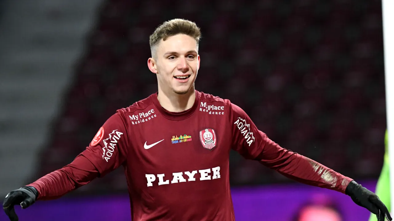 Surpriză cu transferul lui Louis Munteanu. Anunțul președintelui lui CFR Cluj: „Nu îl blocăm”