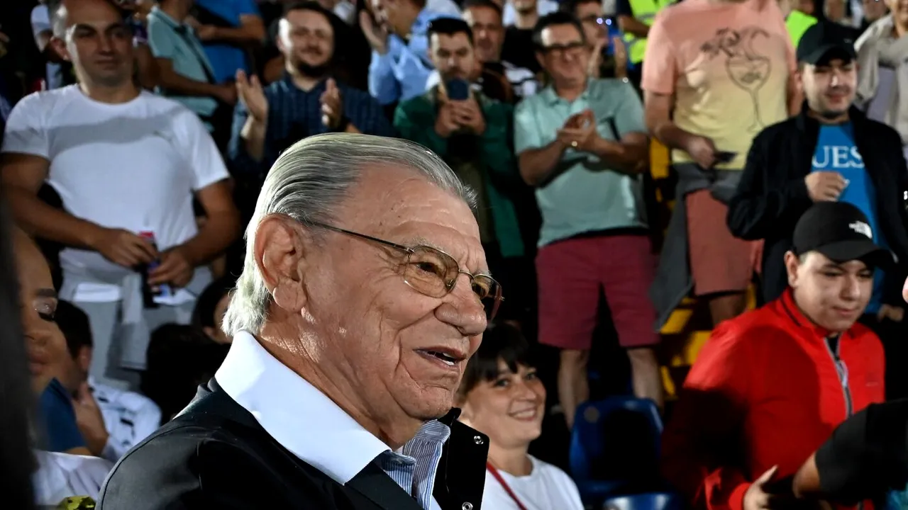 Imagini emoționante cu Emeric Ienei! Legendarul antrenor stelist, în vârstă de 86 de ani, a venit în baston la stadion pentru a urmări pe viu meciul FC Bihor Oradea - FCSB, din Cupa României | FOTO&VIDEO