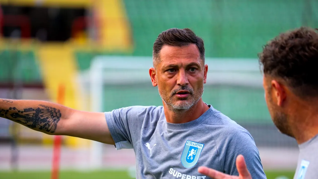 Mirel Rădoi, înaintea meciului Universităţii Craiova de la Sarajevo: „Pare că suntem favoriți”. Apelul căpitanului Nicușor Bancu