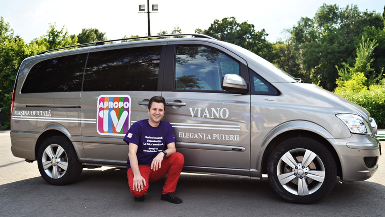 Mercedes-Benz Viano devine Mașina Oficială a emisiunii Apropo TV, de la PRO TV