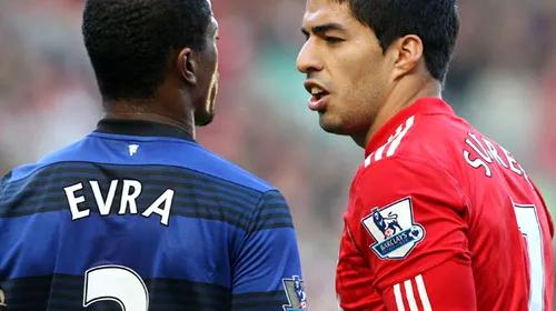Luis Suarez, învinuit de FA pentru insulte rasiste la adresa lui Patrice Evra
