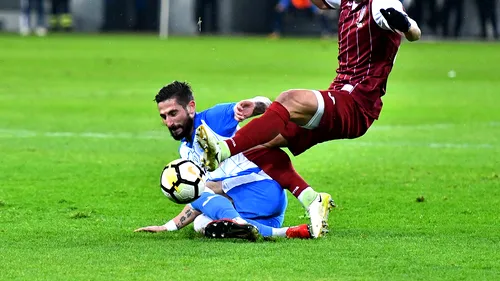 Anihilare totală între Mangia și Petrescu! CS U Craiova - CFR 0-0, după 90 de minute foarte sărace în ocazii. Gardoș a debutat