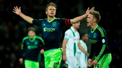 Ajax Amsterdam s-a calificat în sferturile de finală ale Cupei Olandei