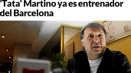 „Tata” Martino, noul antrenor al Barcei! Argentinianul a semnat pe trei sezoane