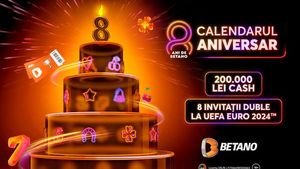 ADVERTORIAL. La 8 ani de Betano te premiem cu 8 invitații duble la UEFA EURO 2024™ și premii totale de 200.000 Lei Cash!
