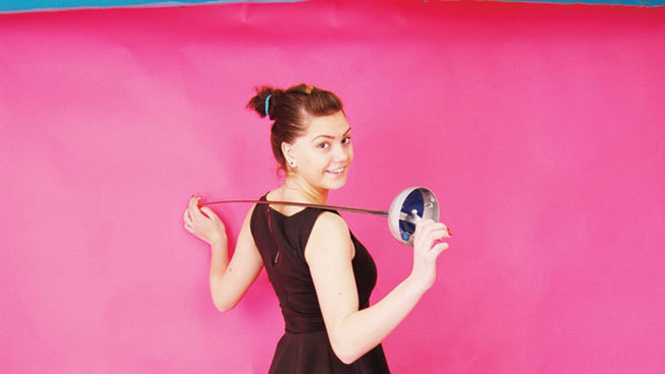 Spadasina viitorului!** Amalia Tătăran este cea mai tânără membră a lotului olimpic de spadă