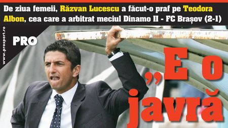 R. Lucescu: "Arbitra este o javra ordinara"