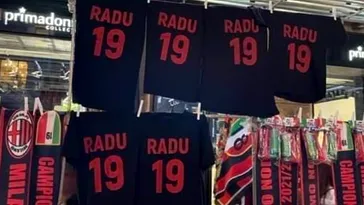 Pur și simplu fabulos! Fanii lui AC Milan au scos tricouri speciale cu Ionuț Radu, după gafa imensă care a spulberat visul Interului | FOTO
