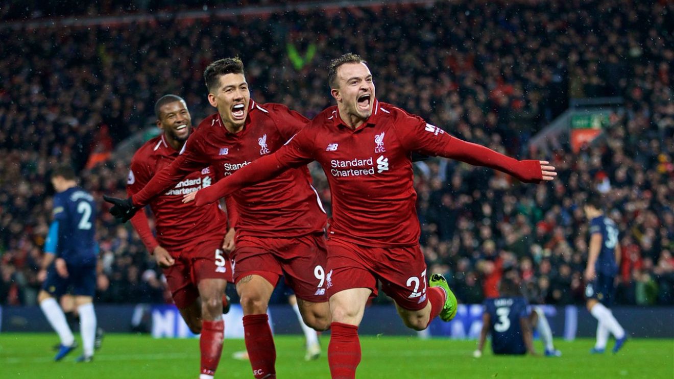 Liverpool, din nou prima în Anglia! "Cormoranii" au câștigat și cu Manchester United, pe "fortăreața" Anfield. Statisticile meciului + clasamentul din Premier League