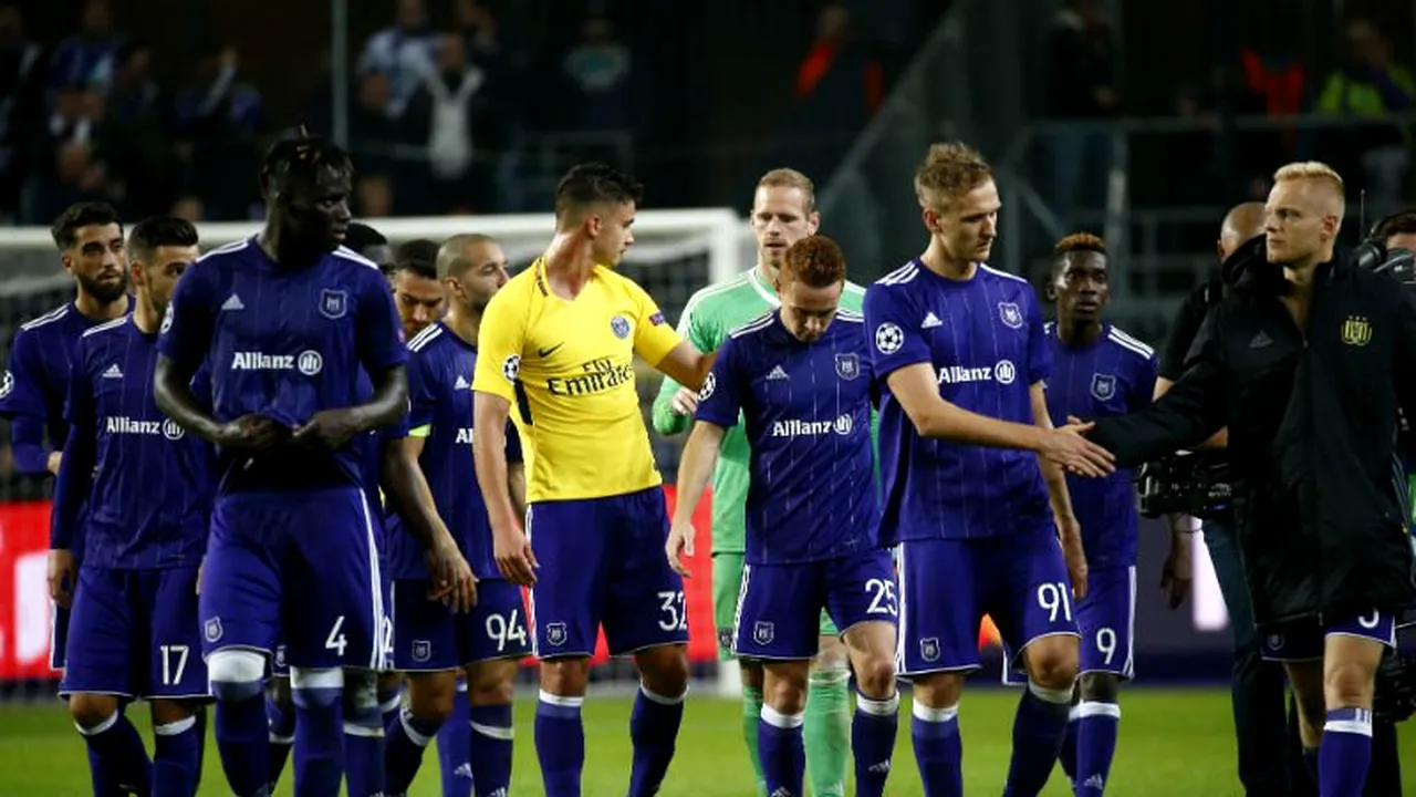 Dezastru pentru Anderlecht! Campioana Belgiei, umilită de Club Brugge