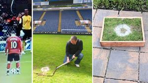 Asta e cea mai scumpă bucată de pământ din lume!** "Punctul"  de unde Rooney a înscris pentru titlul "19" costă 1.000.000 de lire pe ebay