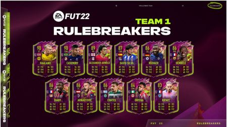 Seria Rulebreakers și-a făcut apariția în FIFA 22! Ce jucători are în componența prima echipă oferită de EA Sports