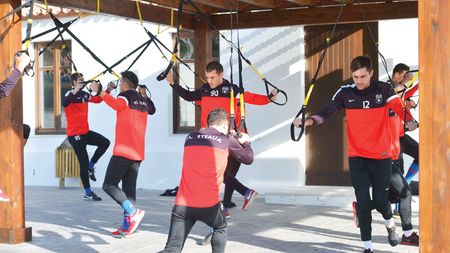 CFR copiază Steaua! Formația pregătită de Grigoraș va folosi în curând benzile TRX