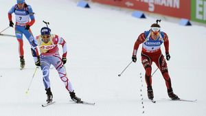 Victorie la fotofiniș pentru omul-aur! Svendsen l-a învins din nou pe Fourcade!