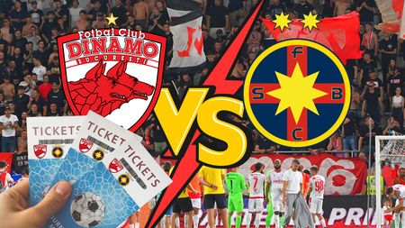 Derby, dar fără prea mare interes! Câte bilete s-au vândut până acum pentru Dinamo - FCSB de pe Arena Națională | EXCLUSIV