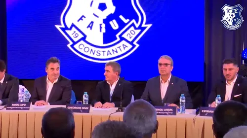 OFICIAL | Gheorghe Hagi va antrena Farul Constanța! Care este organigrama grupării de la malul mării