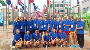 România a încheiat pe locul 6 la Jocurile Universitare de la Gwangju. În meciul de clasament, studentele tricolore au fost învinse de Brazilia cu 22-20