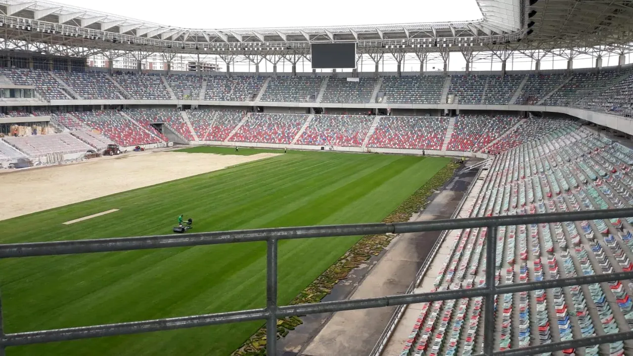 Se lucrează intens la noul stadion „Steaua”! Cum arată arena din Ghencea cu o lună înainte să fie finalizată | FOTO EXCLUSIV