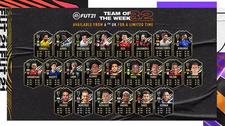 Echipa săptămânii din FIFA 21 a ajuns la ediția cu numărul 32 și oferă super-carduri