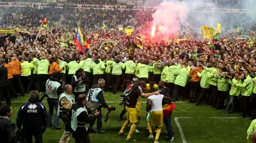 VIDEO Nantes revine în Ligue 1 după șase ani! Fanii au fost de nestăvilit