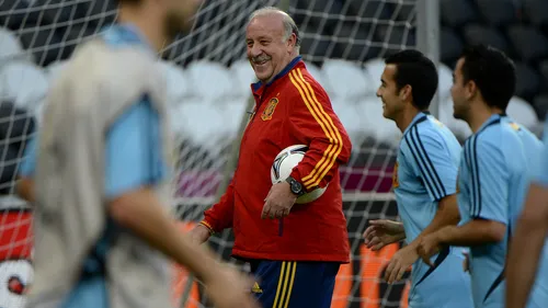 Del Bosque, după ce a dus-o pe Spania în semifinalele EURO: 