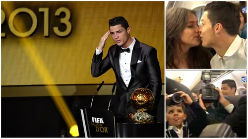 VIDEO – Dacă la decernarea „Balonului de Aur” a plâns, în avion a fost „dezmăț”. Imagini de colecție cu Ronaldo