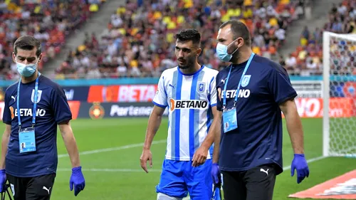 Umilită în derby de FCSB, Universitatea Craiova a pierdut şi trei jucători pentru returul cu Laci, din Conference League