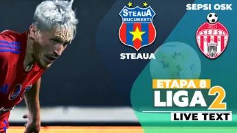 Ce începe rău, se termină bine pentru Steaua, în Ghencea! Sepsi OSK a lovit fulgerător cu fostul ”militar” Nacho Heras, însă Oprița a mutat câștigător cu alt spaniol