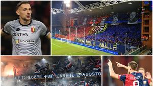 Spectacol total în "Derby della Lanterna". Cum s-a descurcat Ionuț Radu în primul mare derby al carierei. VIDEO | Show impresionant în tribune