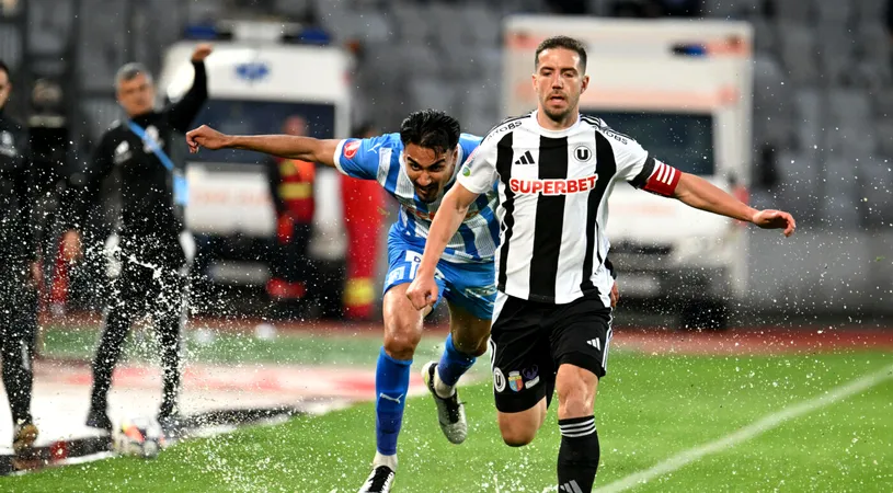 U Cluj, regina bălților! Cum au reușit ardelenii să blocheze Universitatea Craiova din cursa pentru titlu: 2-1 de la 0-1, plutind pe terenul îmbibat spre cupele europene