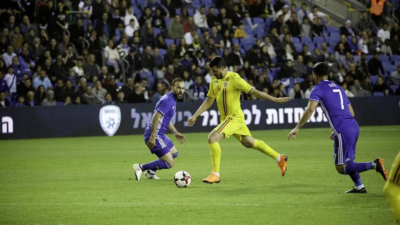 LIVE BLOG | Israel - România 1-2. Inspirația lui Contra face diferența! Stanciu și Țucudean au întors rezultatul la Netanya, cu două goluri frumoase, după ce Hemed a 