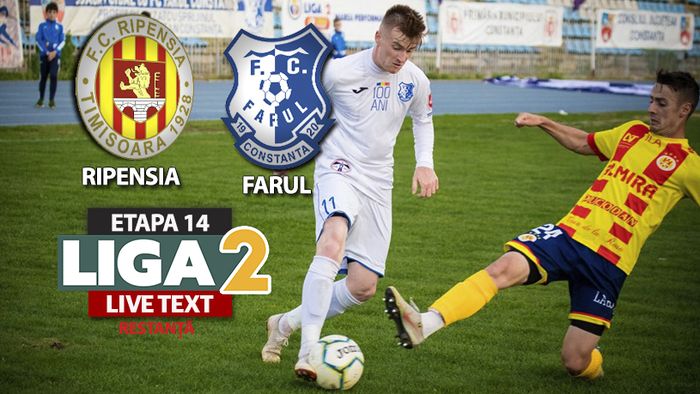 Ultimul meci din Liga 2 în 2020 | Ripensia câștigă restanța cu Farul și urcă în clasament. Un sârb a decis jocul de la Timișoara