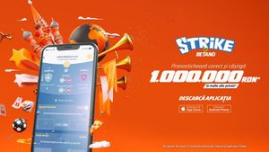 (P) Strike by Betano - dă pronosticurile corecte și câștigă 1.000.000 lei!