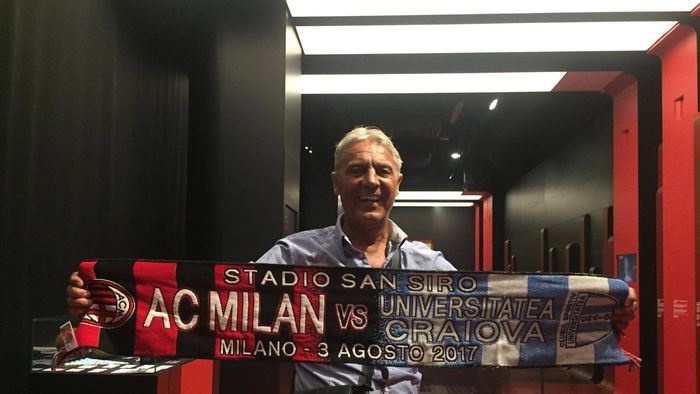 Oltenii cred în minune! FOTO | Cârțu și Săndoi, alături de CS U Craiova la Milano: "Putem scrie istorie!" Cum comentează înfrângerea Viitorului și victoria FCSB-ului