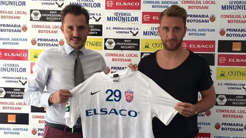 FC Botoșani a mai făcut un transfer. Fotbalistul își reziliase contractul cu ACS Poli Timișoara în urmă cu două zile