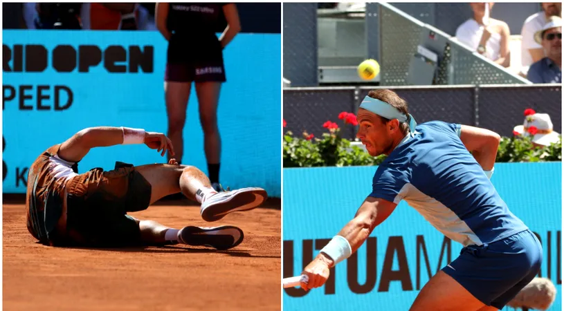 Rafael Nadal, răpus de tânărul minune Carlos Alcaraz în sferturi la Madrid! Incidente în timpul meciului | GALERIE FOTO