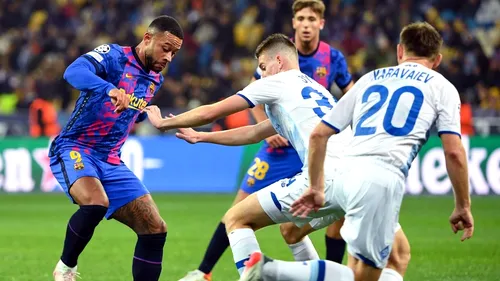 Arca lui „Luce”. Dinamo Kiev pierde cu Barcelona, în Liga Campionilor, dar „construcția” dă speranțe | SPECIAL