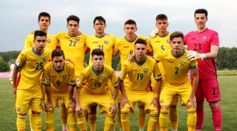 România U18, cu 7 jucători pe teren de la cluburi din Liga 2 și 3,** a remizat cu Muntenegru în meciul retur