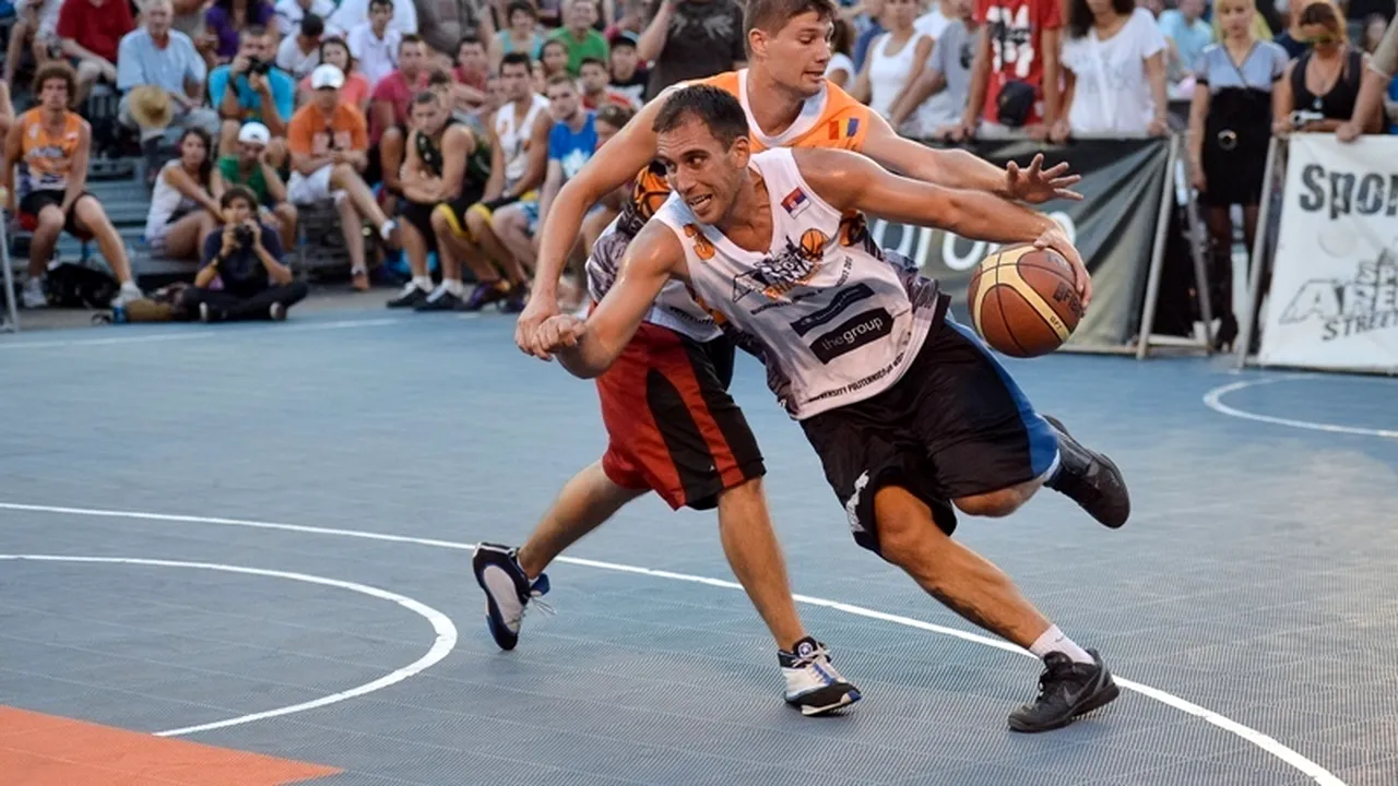 Turneu Wizz Air Sport Arena Streetball în Piața Constituției. Joacă și un campion olimpic. AICI te poți înscrie